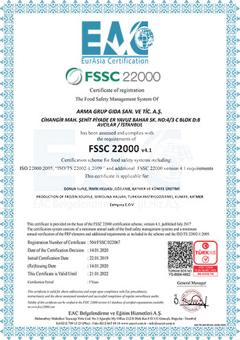 FSSC 22000 FOOD SAFETY